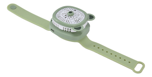 Reloj Portátil Con Ventilador De Dibujos Animados, Carga Usb