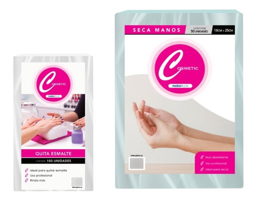 Imagen 1 de 1 de Combo Cosmetic: Quita Esmalte + Seca Manos