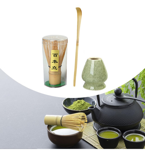 Juego De Batidor De Matcha, Kit Compatible Verde De Mármol