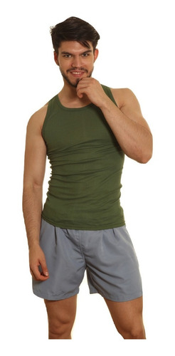 Imagen 1 de 6 de Camiseta Musculosa Color T/especiales Morley 100% Algodon 