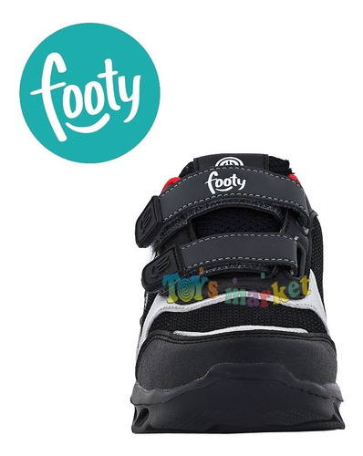 Imagen 5 de 10 de Zapatillas Con Luces Led Y Abrojo Footy Zapatilla Con Luz