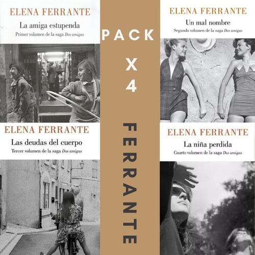 Pack Ferrante X 4 - Amiga + Mal Nombre + Perdida +deudas -rh