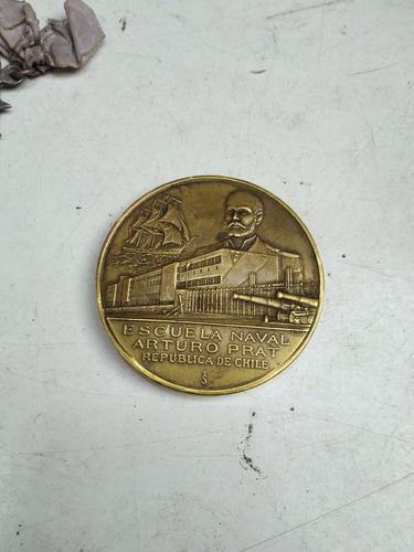 Medalla Escuela Arturo Prat 1968 Sesquicentenario