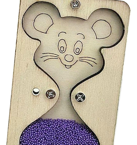 2 Tablero Ocupado Para Niños, Piezas De Bricolaje, Violeta