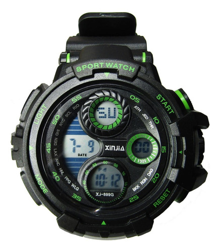 Relógio Digital Xinjia Masculino 52mm - À Prova D'água