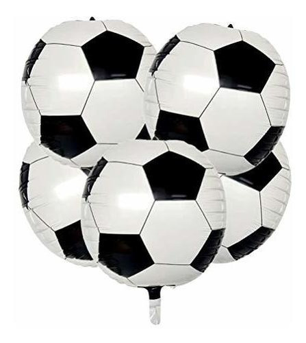 Globos De Fútbol Janou 4d Globos De Papel De Helio Mylar 22 