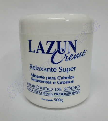 Creme Alisante Lazun Relaxante 500g