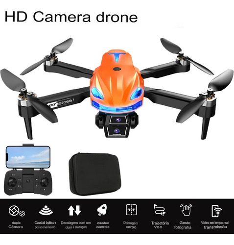 Drone Cs-2 Com Câmera Motor Brushless Fluxo Óptico 1 Bateria