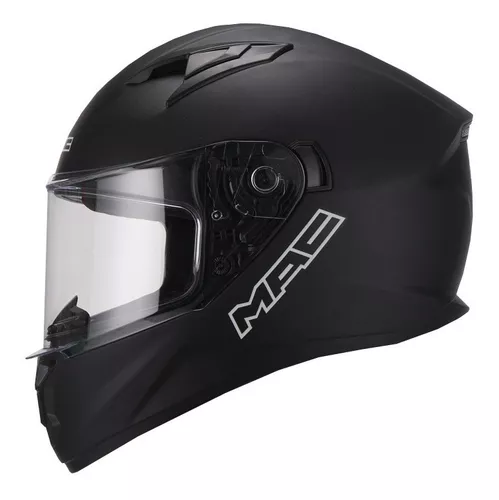 Casco Moto Integral Mac Speed Dash Gloss White Black Dafy