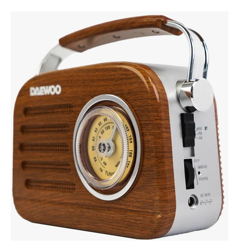 Radio Retro Vintage Daewoo Dirh220 Bluetooth Am Fm