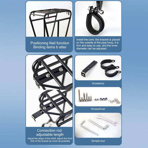 Portaequipajes Para Bicicletas Portaequipajes Delantero Port