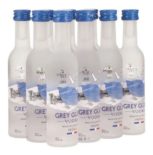 Vodka Grey Goose Miniatura 50ml X10 Uds. (vidrio)
