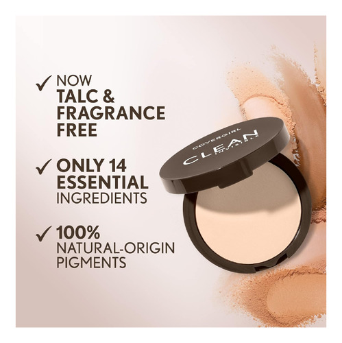 Polvo Compacto Covergirl Clean Invisible 11g Buff Beige