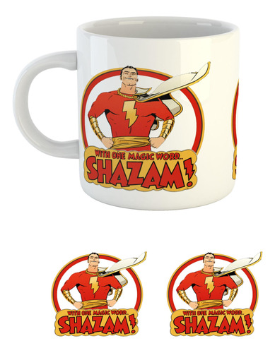Taza Shazam! Marvel |de Hoy No Pasa| 10