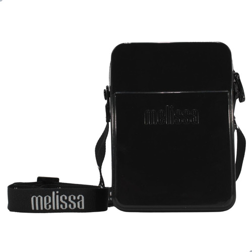 Bolsa Transversal Pequena Melissa Explorer Preto