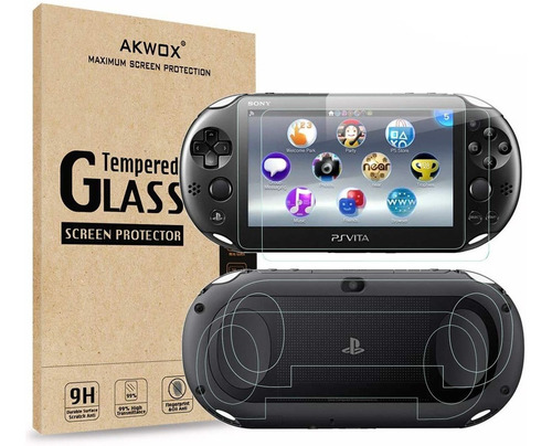 2 Protector Pantalla + 2 Protect Traseros Sony Ps Vita 2000