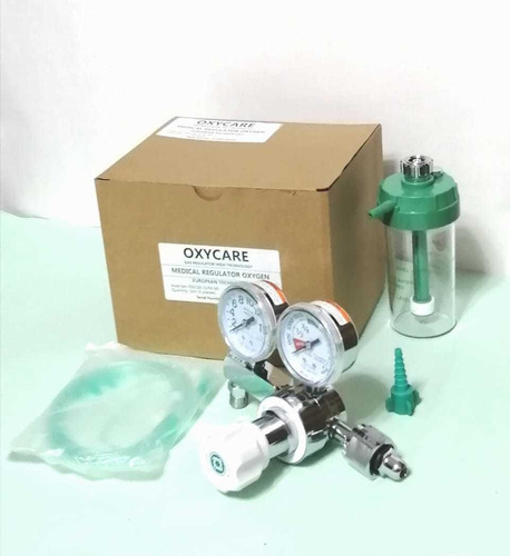 Regulador Pesado C 2 Manometros De Oxigeno Precio P Mayor