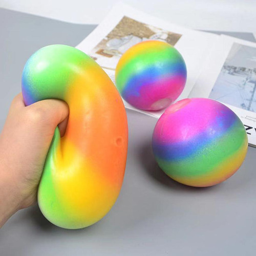 5 Paquete De 5-6 Pelotas Antiestrés Para Mano, 5 Piezas