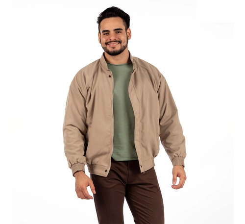 Casaca Legant Hombre Cuello Chino - Beige L