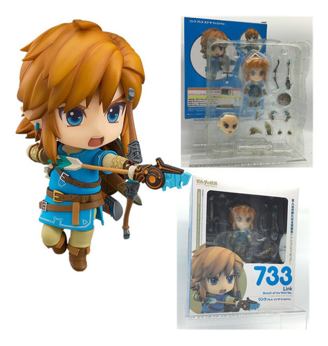 Figura De Acción De Zelda Breath Of The Wild, Versión 733, D