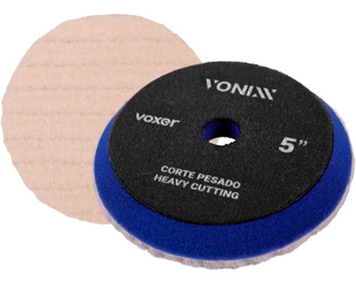 Boina De Lã C/ Espuma Polimento Voxer Corte Pesado Vonixx 5