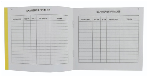 Libreta Del Estudiante P/ Profesorado X 50