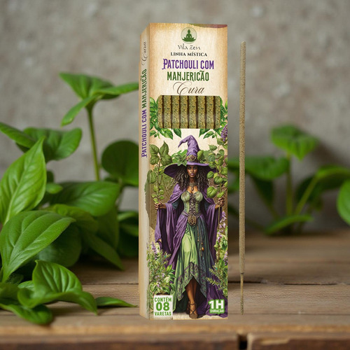 Kit 5 Incensos Linha Mística Das Bruxas - Sem Carvão Vila Zen 50 varetas