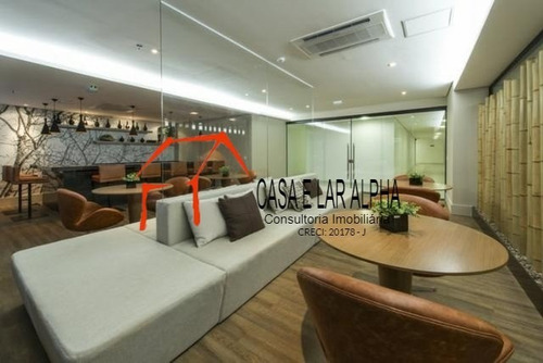 Linda Sala De 45 M À Venda No Edificio New Work Tower - Sa02729 - 68094264
