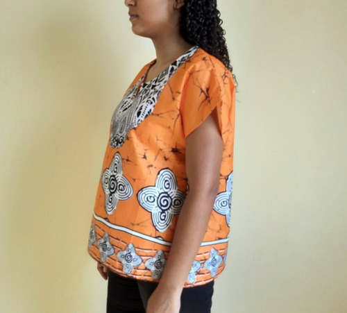Imagem 4 de 5 de Blusa Bata Feminina Tecido Sandra
