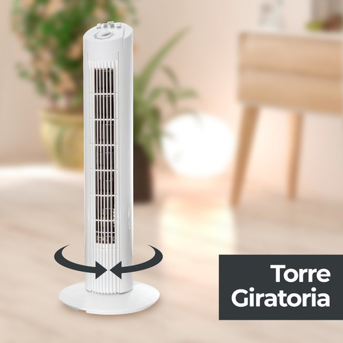 Imagen 6 de 7 de Ventilador De Torre Giratorio 3 Velocidades Temporizador