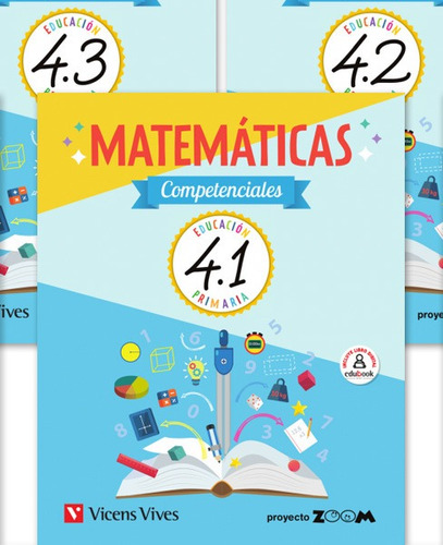 Libro Cuaderno Matematicas Competenciales 4ºprimaria. Zoom