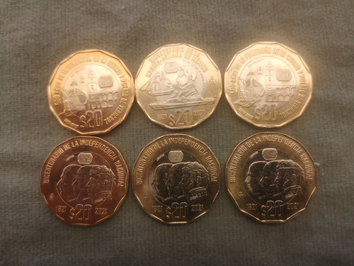 Moneda Conmemorativa Veracruz 500 Años De 20 De Colección 