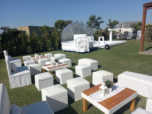 Alquiler Livings Mobiliario Niños Inflables Blancos Plaza