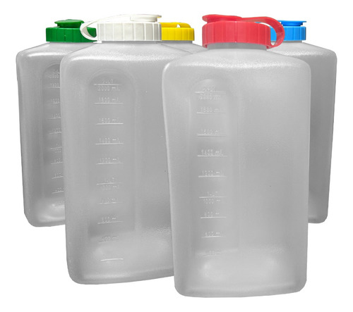 12 Termo Cooler Pote Plastico 2000ml 8295 Simple Solution