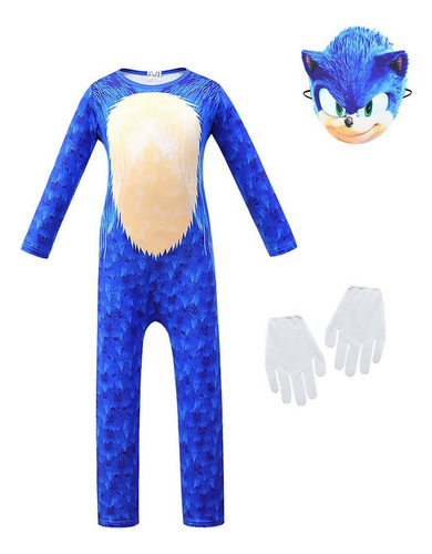 2024 Traje Infantil Knuckles Tails Traje Sonic The Hedgehog