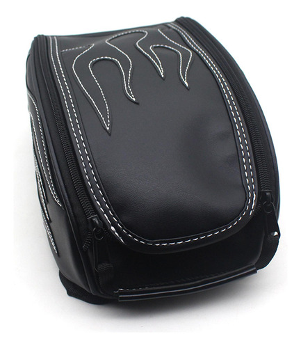 Pu Toolkit Bolsa Cuero Motocicleta Cubierta Del Tanque De