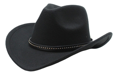 Sombrero De Vaquero Occidental Unisex, Sombrero De Ala Ancha
