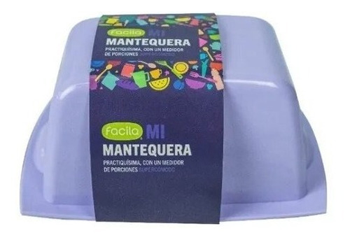 Mantequera Plástico Con Tapa Con Medidor Varios Colores