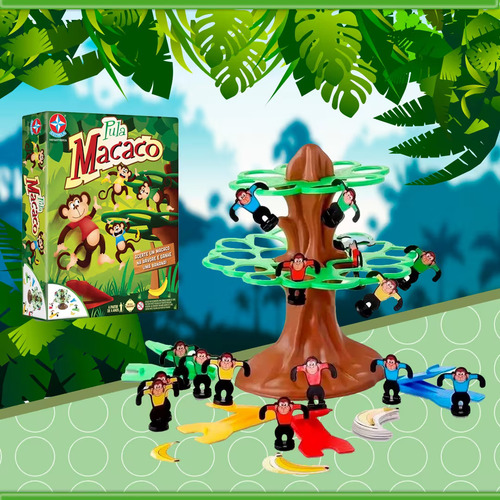 Jogo Pula Macaco Entretenimento E Diversão Estrela Português