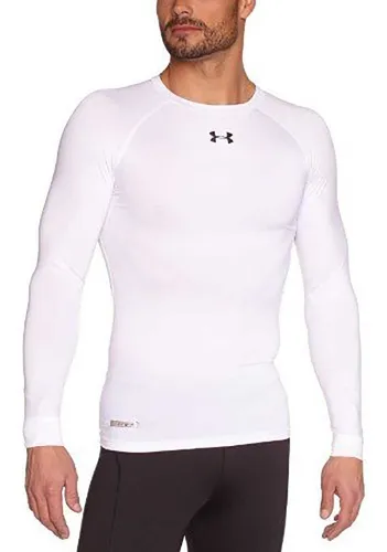 Playera Manga Larga Under Armour Compression Heatgear White