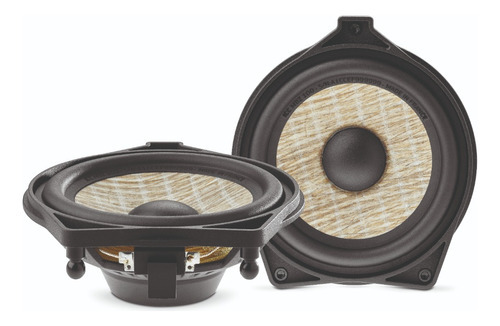 Alto-falantes de carro Focal Icc Mbz 100 4 polegadas 25w Rms 50w Max, cor preta