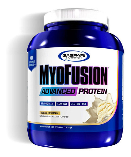 Myofusion Advanced Whey Protein 1.810kg 4lb[escolha O Sabor] Sabor Baunilha