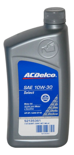 Aceite Acdelco | 10w30 Mineral