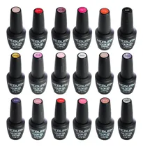 Comprar Heburn Kit X18 Esmaltes Semipermanentes Gel On-off Manicuria