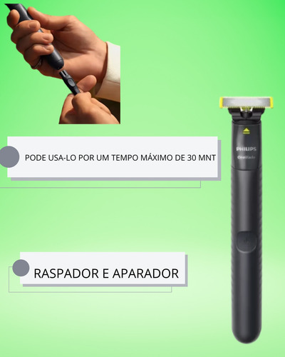Aparador E Barbeador Phillips Oneblade S/fio Bivolt