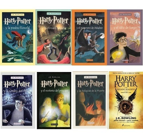 Saga Harry Potter + Legado (8 Libros) Tapa Dura - Jk Rowling