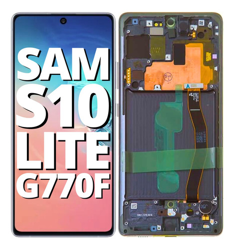 Modulo Para Samsung S10 Lite Pantalla G770f Con Marco Oled