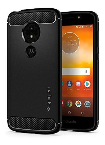 Armadura Spigen Robusta Moto E5 Plus Con Amortiguación Flexi