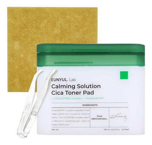 Eunyul. Lab Calming Solturion Cica - Almohadilla De Toner [6