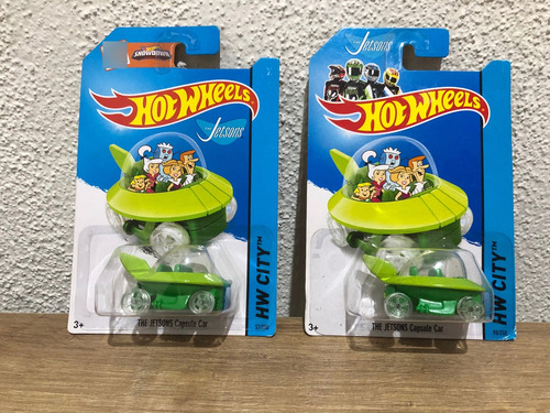 Hot Wheels The Jetsons Capsule Car 2013  2 Versiones  Nuevos